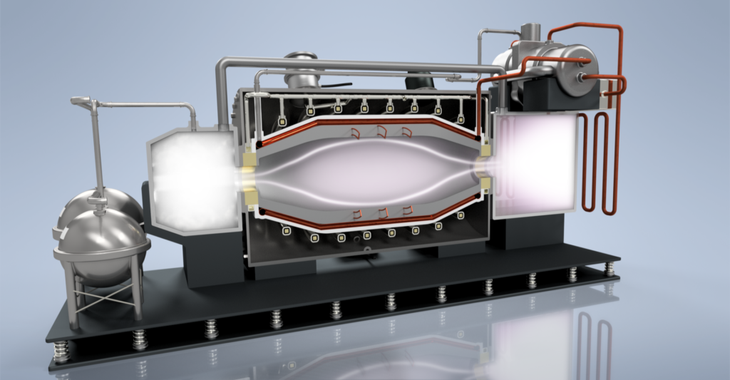 PFRC cutaway with plasma